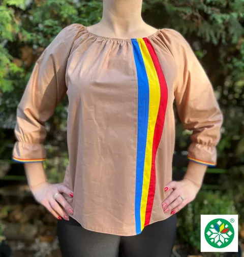 Ie tricolor dama model 4