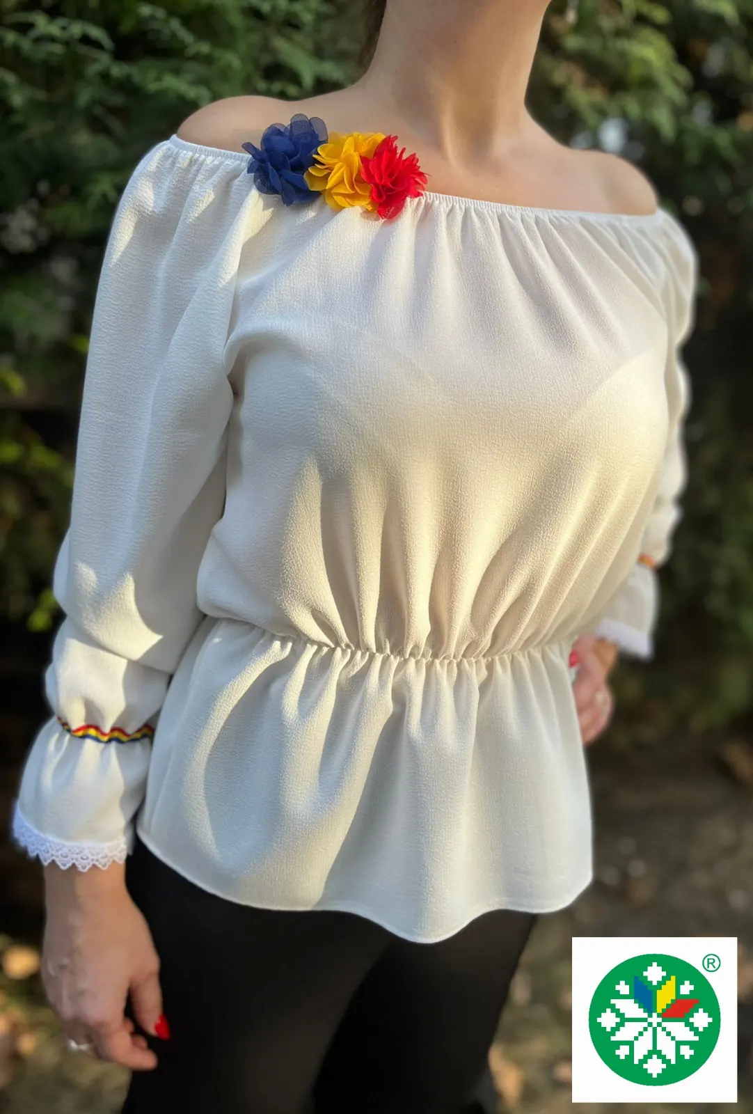Ie tricolor dama model 6