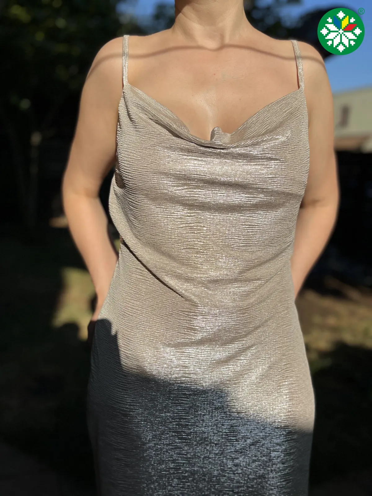 Rochie Aissa aurie