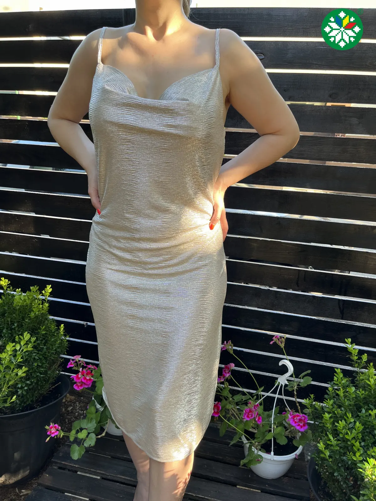 Rochie Aissa aurie