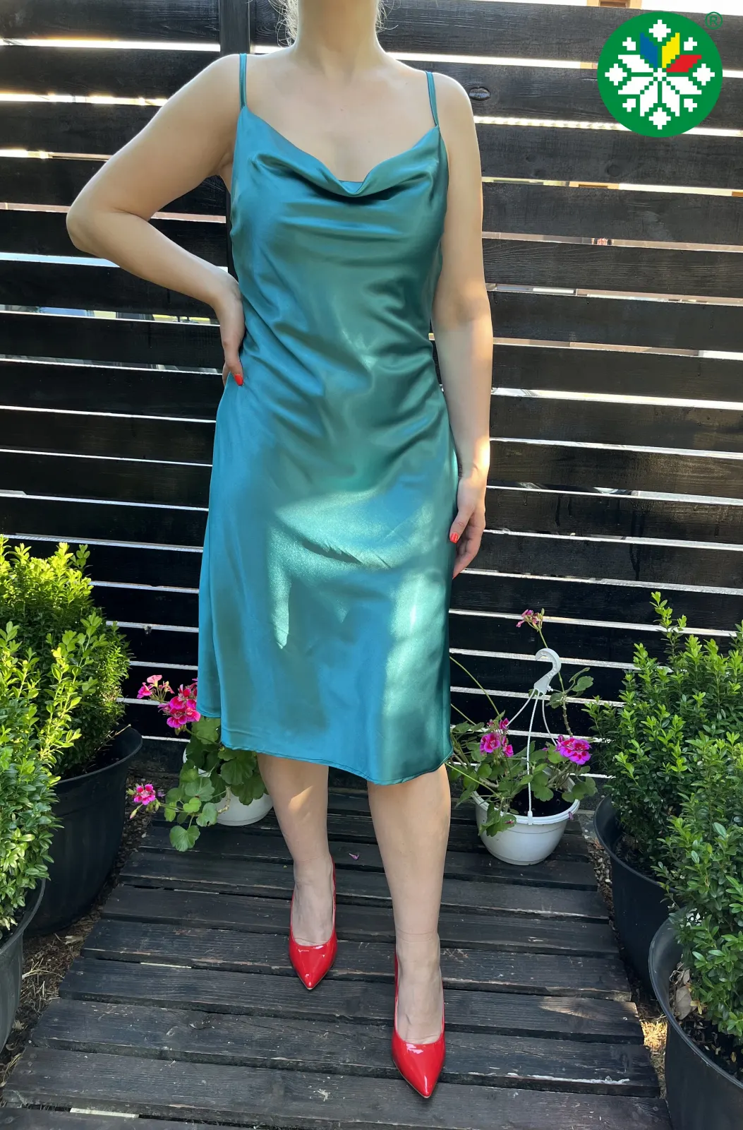 Rochie Aissa turquoise