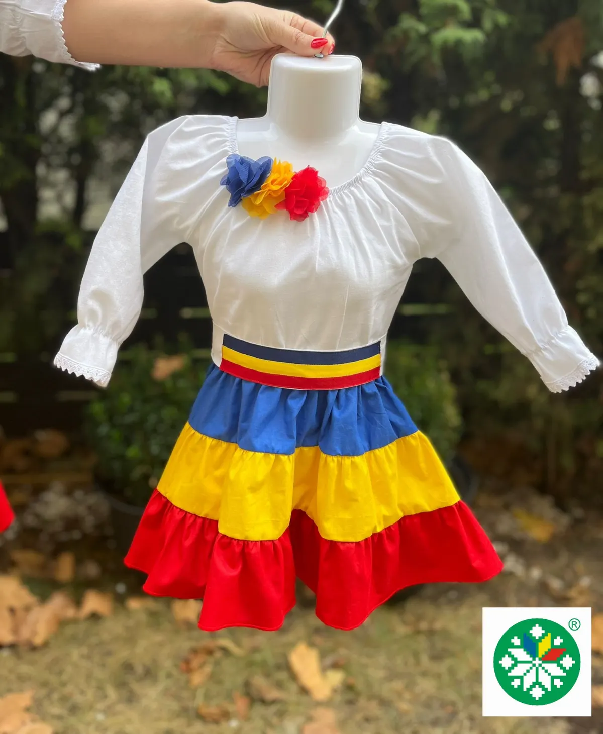 Rochie fata tricolor