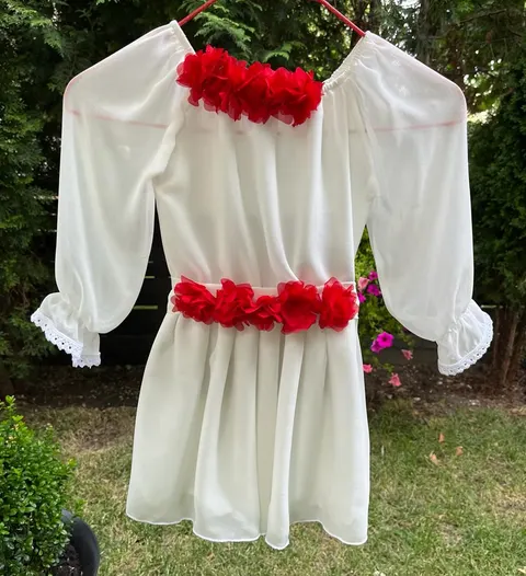 Rochie fetita Cosanzeana alba