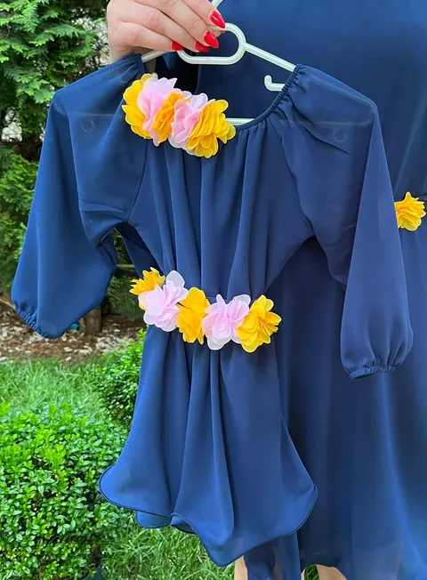 Rochie fetita Cosanzeana bleumarin