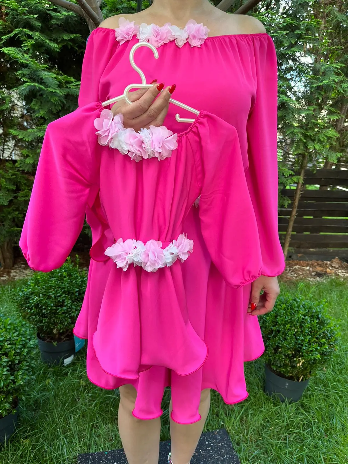 Rochie fetita Cosanzeana fucsia