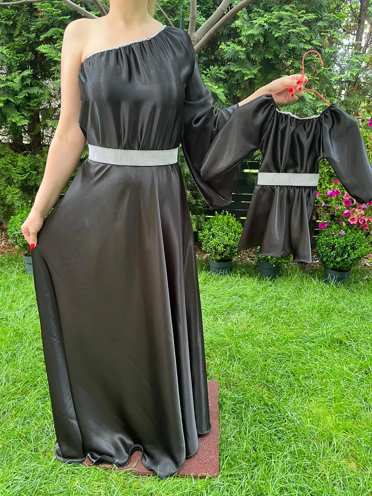 Rochie lunga Aurora neagra
