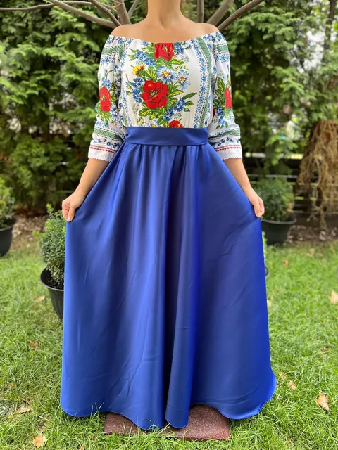 Rochie traditionala lunga Rebeca