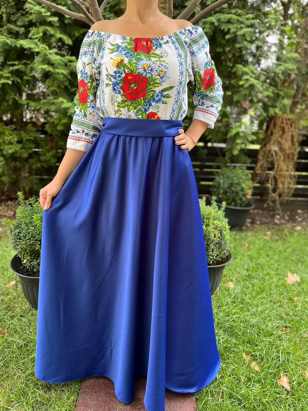 Rochie traditionala lunga Rebeca