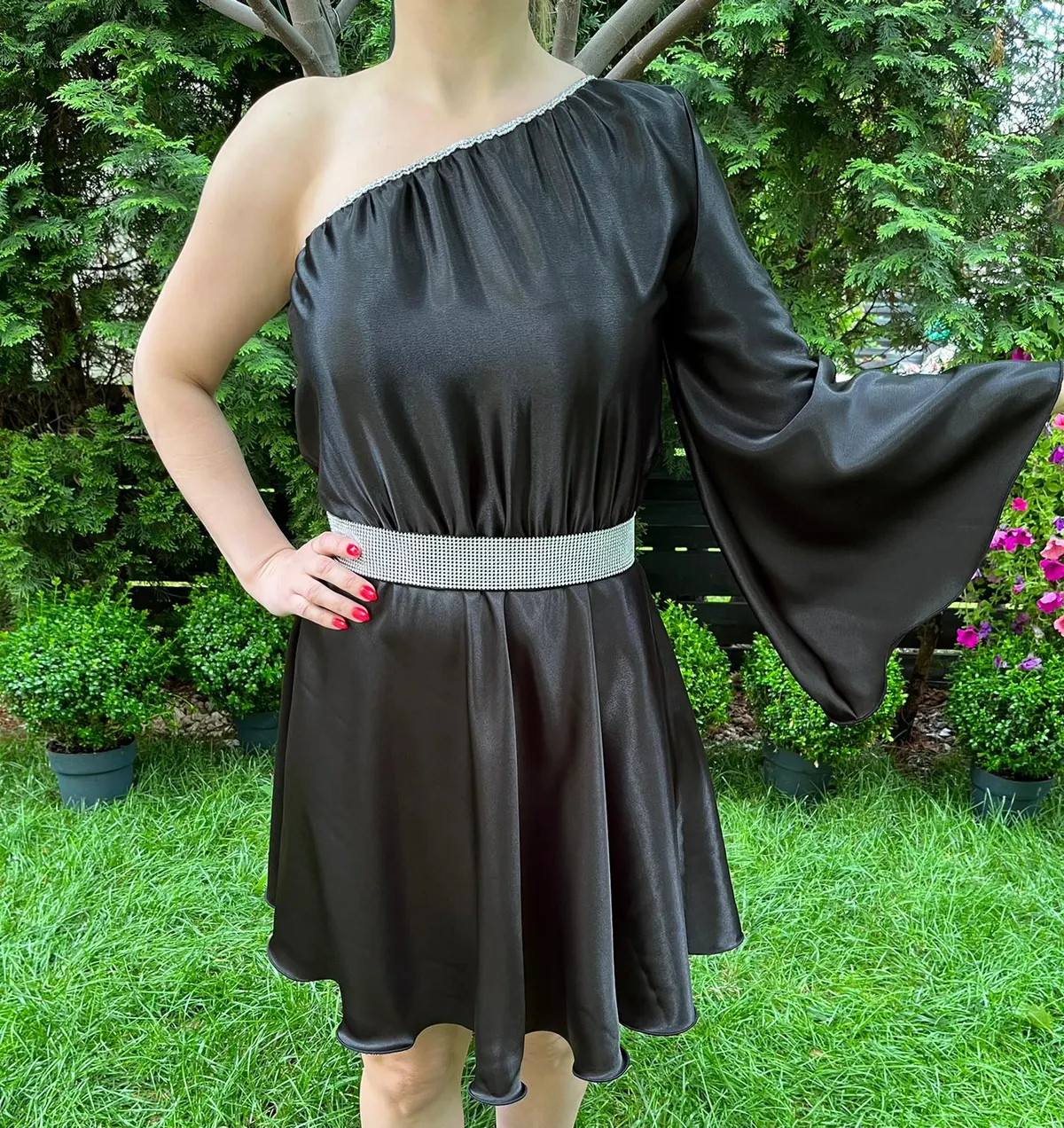 Rochie scurta Aurora neagra