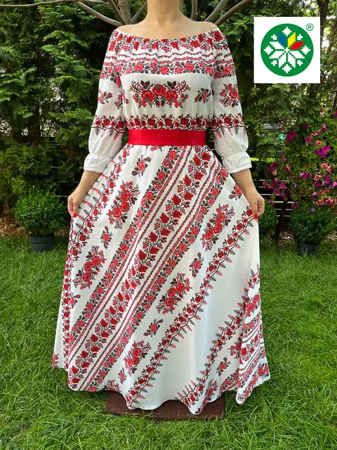 Rochie traditionala lunga Elena