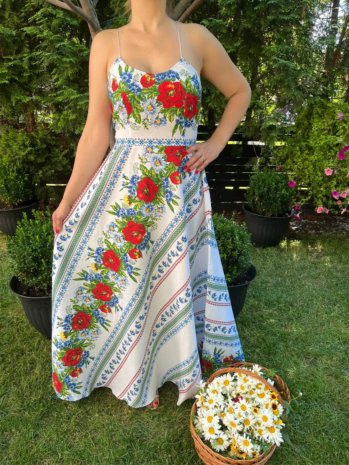 Rochie traditionala lunga Roxana