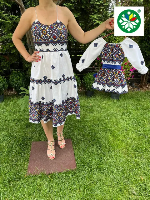 Set rochie medie Malina