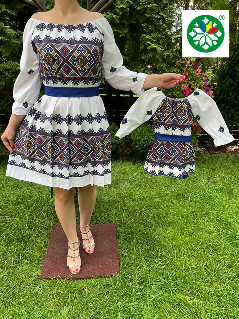 Set rochie pliuri Crina