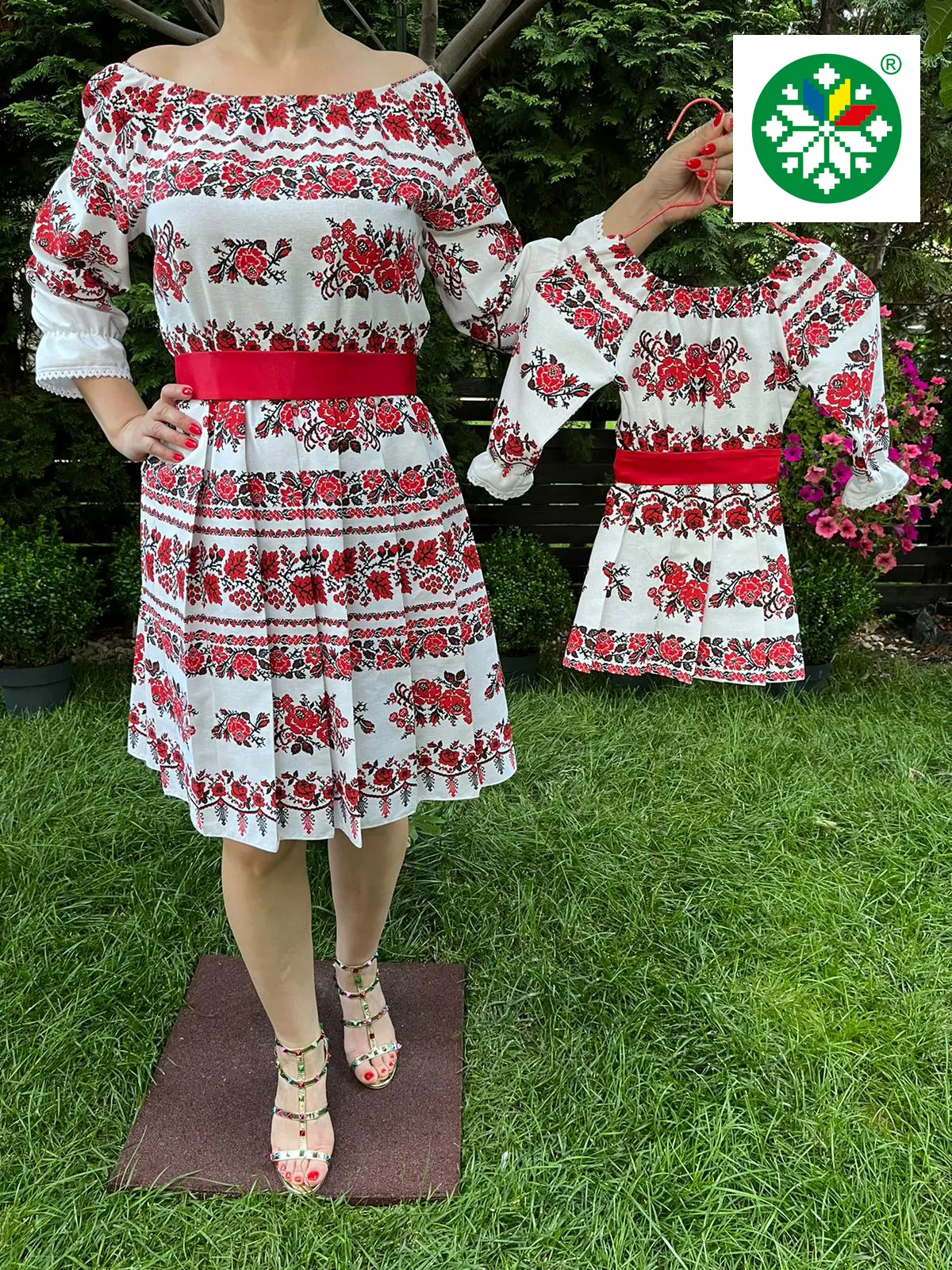 Set rochie pliuri Mariana