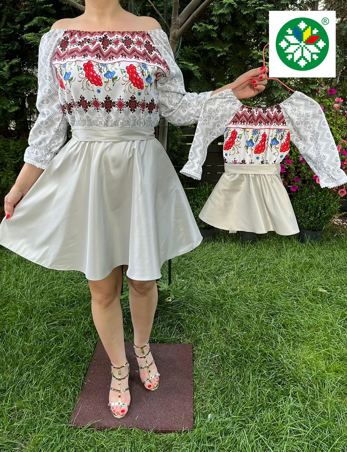 Set rochie scurta Anisoara
